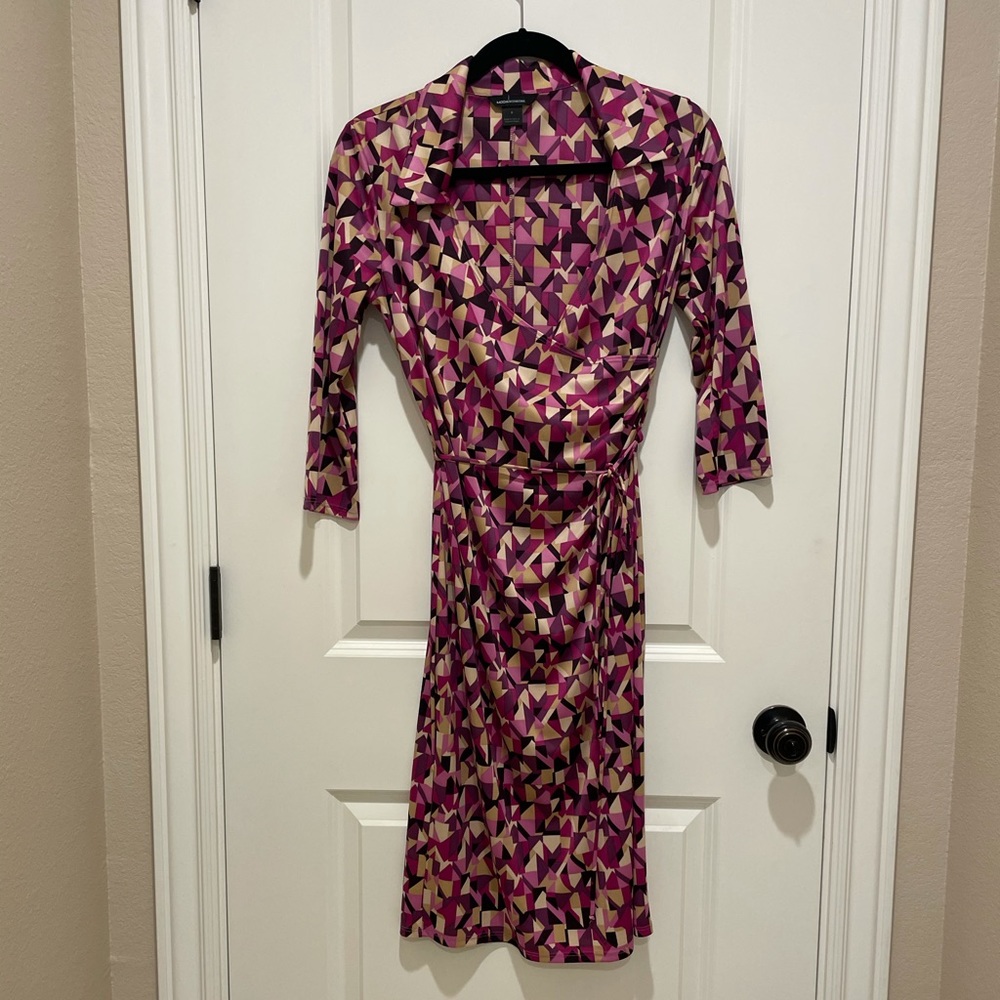 Faux wrap dress